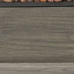 Anchorage Outdoor 50000 BTU Light Weight Concrete Rectangular Fire Pit Wood Pattern Gray - Christopher Knight Home -Christopher Knight Home GUEST 3e4282ea 62c6 43a4 8c1e a3cc27068780