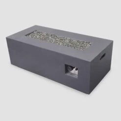 Kalo 5pc Wicker Chat Set With Fire Table - Gray/Light Gray/Dark Gray - Christopher Knight Home -Christopher Knight Home GUEST 3f2d72d3 3da2 406a 851e ee8a32de74fb