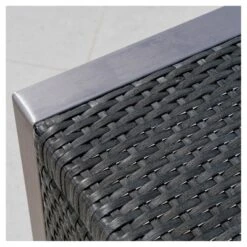 Cape Coral Square Wicker Side Table - Gray - Christopher Knight Home -Christopher Knight Home GUEST 42f7ee1f 8ff8 4c5a ae92 6d14b6fedbf8