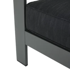 Cape Coral Set Of 4 Aluminum Club Chair - Gray/Dark Gray - Christopher Knight Home -Christopher Knight Home GUEST 42fb9e2a 5af5 4f11 987f 95dc3aa7e3f0