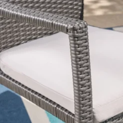 Westley 7pc Wicker Patio Dining Set - Gray - Christopher Knight Home -Christopher Knight Home GUEST 43983ee5 0055 47f6 9c05 8f881ad672e4