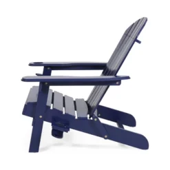 2pk Bellwood Outdoor Acacia Wood Folding Adirondack Chairs Navy - Christopher Knight Home -Christopher Knight Home GUEST 43cf4a9e f177 4c43 9a0d dc32e4b5aa37