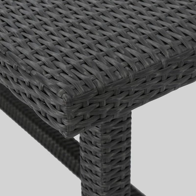 Santa Rosa Rectangle Wicker Dining Table - Christopher Knight Home 3 Santa Rosa Rectangle Wicker Dining Table - Christopher Knight Home - Image 3