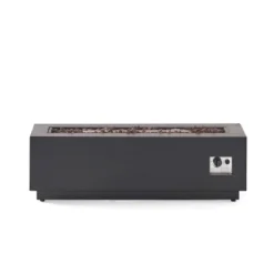 Wellington Outdoor 50000 BTU Rectangular Fire Pit Dark Gray - Christopher Knight Home -Christopher Knight Home GUEST 476fbc8c b717 4f38 8013 7c70afe9c78d