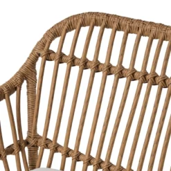 Lehrman 3pc Faux Wicker Chat Set - Light Brown/Beige - Christopher Knight Home -Christopher Knight Home GUEST 4a9205dd 55b6 44e8 af94 2d87018cbcf6