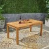 Nestor Acacia Wood Rectangle Expandable Dining Table - Natural - Christopher Knight Home