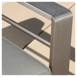 Cape Coral 5pc Aluminum Sofa Set With Cushions - Khaki - Christopher Knight Home -Christopher Knight Home GUEST 4b3c6475 9a22 471f a84d baa77a1d3df9