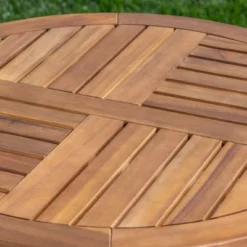 Camden 3pc Acacia & Wicker Bistro Set - Brown - Christopher Knight Home -Christopher Knight Home GUEST 4b4f0bdd 61c2 4e24 86d1 7118d72b7b88