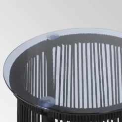 Moonstone 3pc Rope Weave Modern Chat Set - Black - Christopher Knight Home -Christopher Knight Home GUEST 4c26ba3a 8a5a 41cd b330 34ab9f9bef73