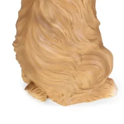 23.75" Concrete Corneu Outdoor Rabbit Garden Statue - White And Brown - Christopher Knight Home -Christopher Knight Home GUEST 4e181d26 52b3 4ccd ad5b d93394fd9372