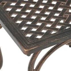 Mckinley Set Of 2 Cast Aluminum Patio End Tables - Copper - Christopher Knight Home -Christopher Knight Home GUEST 4e6e1f7c 0098 45db 9720 385d30ca5b34