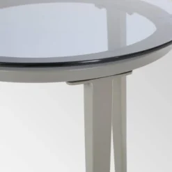 Pebble Iron Modern Side Table - Gray - Christopher Knight Home -Christopher Knight Home GUEST 4f015c16 eab9 4f9f 8dd7 eb7870658daf