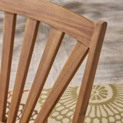 Sunview 2pk Acacia Wood Recliner Rocking Chairs - Teak - Christopher Knight Home -Christopher Knight Home GUEST 5022dcb2 a8d8 4c17 b57f 0261b31d8958