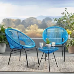 Nusa 3pc Faux Rattan Chat Set - Christopher Knight Home 12 Nusa 3pc Faux Rattan Chat Set - Christopher Knight Home -Christopher Knight Home GUEST 50c2f662 246b 4cfe b098 b83b446a700a