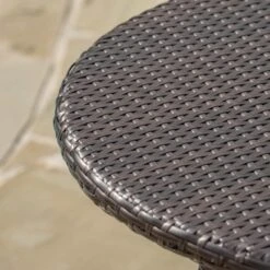 Corsica Round Wicker Bistro Table - Multi Brown - Christopher Knight Home -Christopher Knight Home GUEST 51aaac3b ebeb 4778 b383 d072ee5abc9b