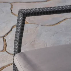 Kent 3pc Acacia Wood & Wicker Bistro Set - Gray - Christopher Knight Home -Christopher Knight Home GUEST 51b8180e 5ecc 403f abac 3fb9bc411c3f