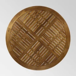 Wells 5 Pc Acacia Wood Round Dining Set Teak Finish - Christopher Knight Home 7 Wells 5 Pc Acacia Wood Round Dining Set Teak Finish - Christopher Knight Home -Christopher Knight Home GUEST 53786eea dfba 4457 81b7 07765ad2e851