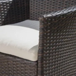 Dion 7pc Aluminum & Wicker Patio Dining Set - Brown - Christopher Knight Home -Christopher Knight Home GUEST 53ab2c2c da0d 4941 b26d e0eeae99f46f 2