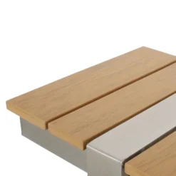 Cibola 3pc Outdoor Aluminum Picnic Set - Natural/Silver - Christopher Knight Home -Christopher Knight Home GUEST 5430d53e 6f15 4369 8ee6 b80da45e8555