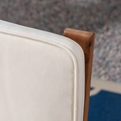 Casa Acacia Wood Loveseat Brown/Cream - Christopher Knight Home -Christopher Knight Home GUEST 54a2036d 824f 484c b7d7 a109c2237cc7