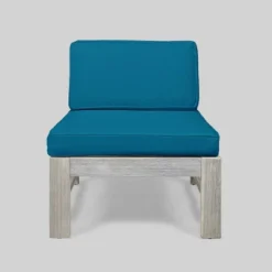 5pc Santa Ana Acacia Wood Patio Sofa Sectional Set - Christopher Knight Home -Christopher Knight Home GUEST 575fdd80 8ed5 4aef b5f5 847942f7a44e