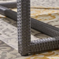 Santa Rosa 8pc Wicker & Aluminum Sofa Dining Set - Gray/Silver - Christopher Knight Home -Christopher Knight Home GUEST 58a04276 e302 4eb7 80eb fa98b8a48595