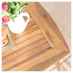 Sunqueen Rectangle Acacia Wood Dining Table - Teak Finish - Christopher Knight Home -Christopher Knight Home GUEST 58ee7236 9b9b 44b9 9127 604a98c1a1d0