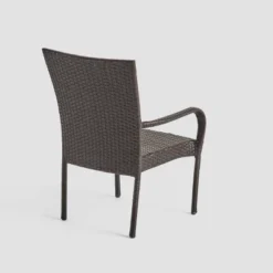 7pc Walker Acacia & Wicker Patio Dining Set Teak - Christopher Knight Home -Christopher Knight Home GUEST 615d3a35 8366 43ee a2fe ae343d8d73f6