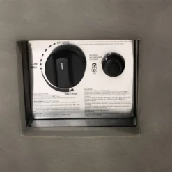 Adio Rectangular 56" Light Weight Concrete Gas Fire Pit With Tank Holder Light Gray - Christopher Knight Home -Christopher Knight Home GUEST 6455bfb4 28ab 4d31 a251 6570e0998e71 1