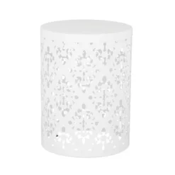 2pk Mathena Outdoor Round Iron Side Tables White - Christopher Knight Home 8 2pk Mathena Outdoor Round Iron Side Tables White - Christopher Knight Home -Christopher Knight Home GUEST 65179b16 a18c 477e 83b6 a7c48ec9b386