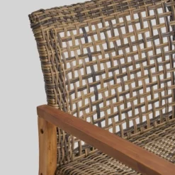 Hampton Wicker Loveseat - Natural/Gray - Christopher Knight Home 9 Hampton Wicker Loveseat - Natural/Gray - Christopher Knight Home -Christopher Knight Home GUEST 66231694 51a9 42ba b5ab f57434cdec1c 2