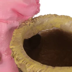 Christopher Knight Home 15" Wide Kuhrs Concrete Outdoor Novelty Rabbit Planter Brown/Pink -Christopher Knight Home GUEST 66a43f1d 94ad 42c8 b0eb c847d6907db0