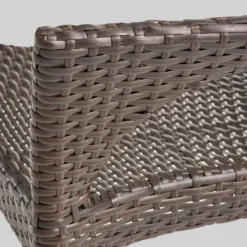 Fayette 7pc Acacia Wood And Wicker Dining Set - Brown - Christopher Knight Home -Christopher Knight Home GUEST 66dc542c 9a53 44aa 85e5 98b99fc2bf53