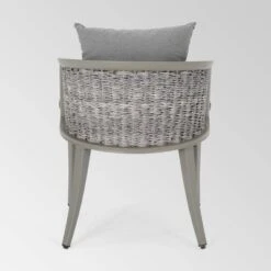 Pebble Set Of 2 Wicker Boho Club Chairs - Gray - Christopher Knight Home -Christopher Knight Home GUEST 671b3f4d 46fd 4901 8c07 fb1b05cb8560