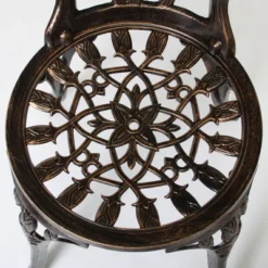 Nassau 3pc Cast Aluminum Patio Bistro Set - Brown - Christopher Knight Home -Christopher Knight Home GUEST 69d6c8e6 15f9 45c0 8347 9303e8d27aa3