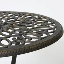 Thomas 3pc Cast Aluminum Patio Bistro Set - Dark Gold - Christopher Knight Home -Christopher Knight Home GUEST 6a465447 8587 4c1e 8ed7 5ea3f15704a8