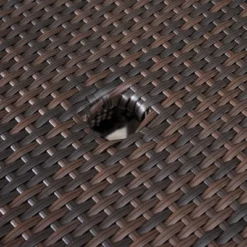 Bertha 5pc Wicker Patio Dining Set - Multibrown - Christopher Knight Home -Christopher Knight Home GUEST 6cabf026 b9f5 4e48 aec0 f735ac056de9