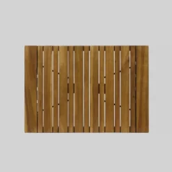 Huntsville Acacia Wood Foldable Side Table - Brown Patina/Gray - Christopher Knight Home -Christopher Knight Home GUEST 6e66a388 9381 4f3d 96f1 632bbae8ef50