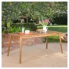 Sunqueen Rectangle Acacia Wood Dining Table - Teak Finish - Christopher Knight Home