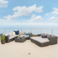 Santa Rosa 10pc Wicker Sectional Sofa - Christopher Knight Home 9 Santa Rosa 10pc Wicker Sectional Sofa - Christopher Knight Home -Christopher Knight Home GUEST 6eeffcad e77f 45a8 8aec 2791de95e451