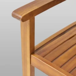 Wiloson 7pc Acacia Dining Set - Teak - Christopher Knight Home -Christopher Knight Home GUEST 6efdb4f0 eed3 4682 8d6c 30c87e32109a