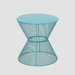 Nevada Iron Modern Side Table - Matte Teal - Christopher Knight Home -Christopher Knight Home GUEST 7253f7dd c3dc 4499 86fd 37473ca2257a