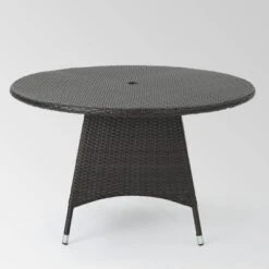 Pala 5pc Wicker Contemporary Dining Set MultiBrown - Christopher Knight Home -Christopher Knight Home GUEST 72bc6bc7 a2bc 448c bab1 7fd46a9d56cc