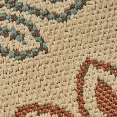 7'10" X 10' Degarmo Medallion Outdoor Rug Ivory - Christopher Knight Home 4 7'10" X 10' Degarmo Medallion Outdoor Rug Ivory - Christopher Knight Home - Image 4