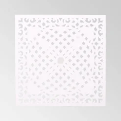 Phoenix Square Cast Aluminum Dining Table - White - Christopher Knight Home -Christopher Knight Home GUEST 746e9292 77ad 436c ad79 7713864ef72e