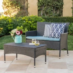 Malta 2pc Outdoor Seating Set - Christopher Knight Home -Christopher Knight Home GUEST 74cf8642 98a6 4e4c b5b0 13371e2d54e0
