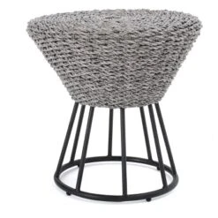 Crete Round Wicker Outdoor Side Table - Christopher Knight Home -Christopher Knight Home GUEST 75c6b4ee 0cf6 4cc8 94ce fa8b0e908176