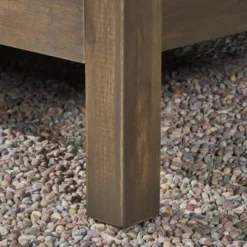 Thasos 10pc Acacia U-Shaped Farmhouse Sectional Sofa Set With Fire Pit - Gray/White/Dark Gray - Christopher Knight Home 11 Thasos 10pc Acacia U-Shaped Farmhouse Sectional Sofa Set With Fire Pit - Gray/White/Dark Gray - Christopher Knight Home -Christopher Knight Home GUEST 75d9ec38 e0fa 40d7 a742 2f378e40b3a8