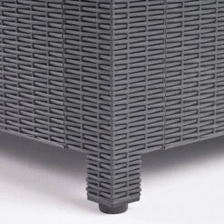 Waverly 4pc All Weather Faux Wicker Patio Chat Set - Dark Gray/Gray - Christopher Knight Home -Christopher Knight Home GUEST 7627beed 7b2b 4377 8f71 eb674ff25662