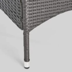 Stamford 7pc Acacia Wood And Wicker Dining Set - Gray/Silver - Christopher Knight Home -Christopher Knight Home GUEST 773bf26a e82a 43b3 b13a 914a80f9c8bd